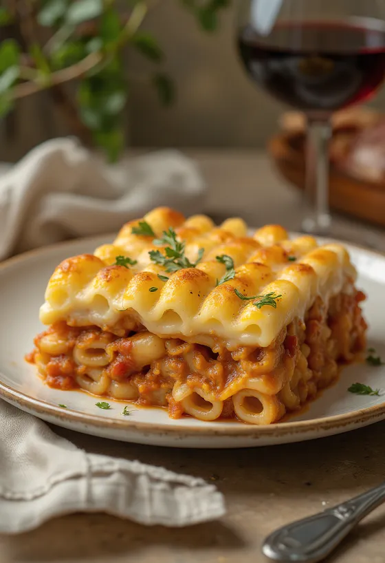 Pastitsio servit