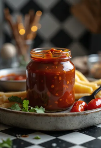 Sos Barbecue cu chili afumat servit