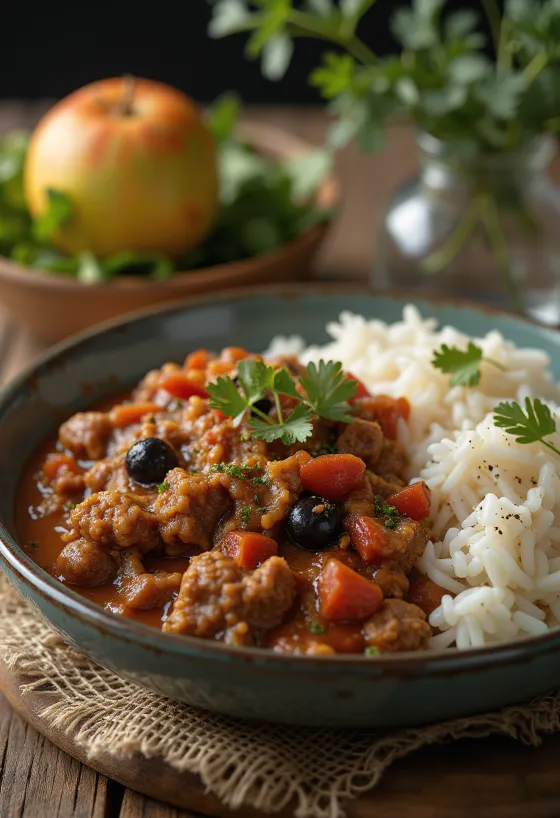 Picadillo servit