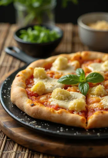 Pizza ai Carciofini cu anghinare și brânză