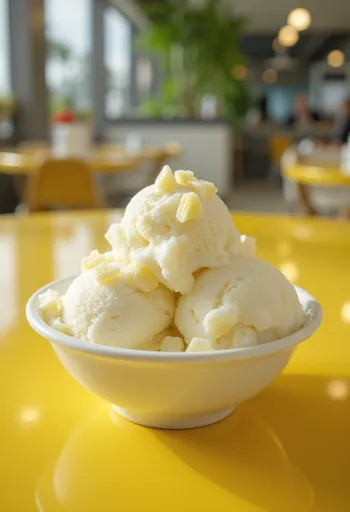 Sorbet de ciocolată albă de casă