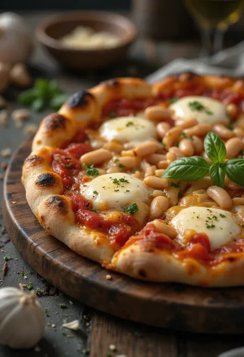 Pizza ai Fagioli cu fasole și brânză